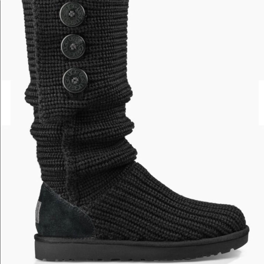 UGG CLASSIC CARDY KNIT BOOTS